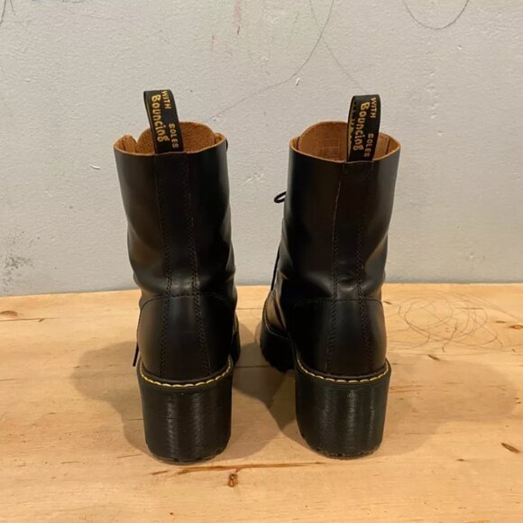 Dr. Martens Leona genuine leather platform boots - Picture 3 of 10